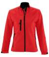 46800 Roxy SOL'S Ladies Roxy Soft Shell Jacket Red colour image